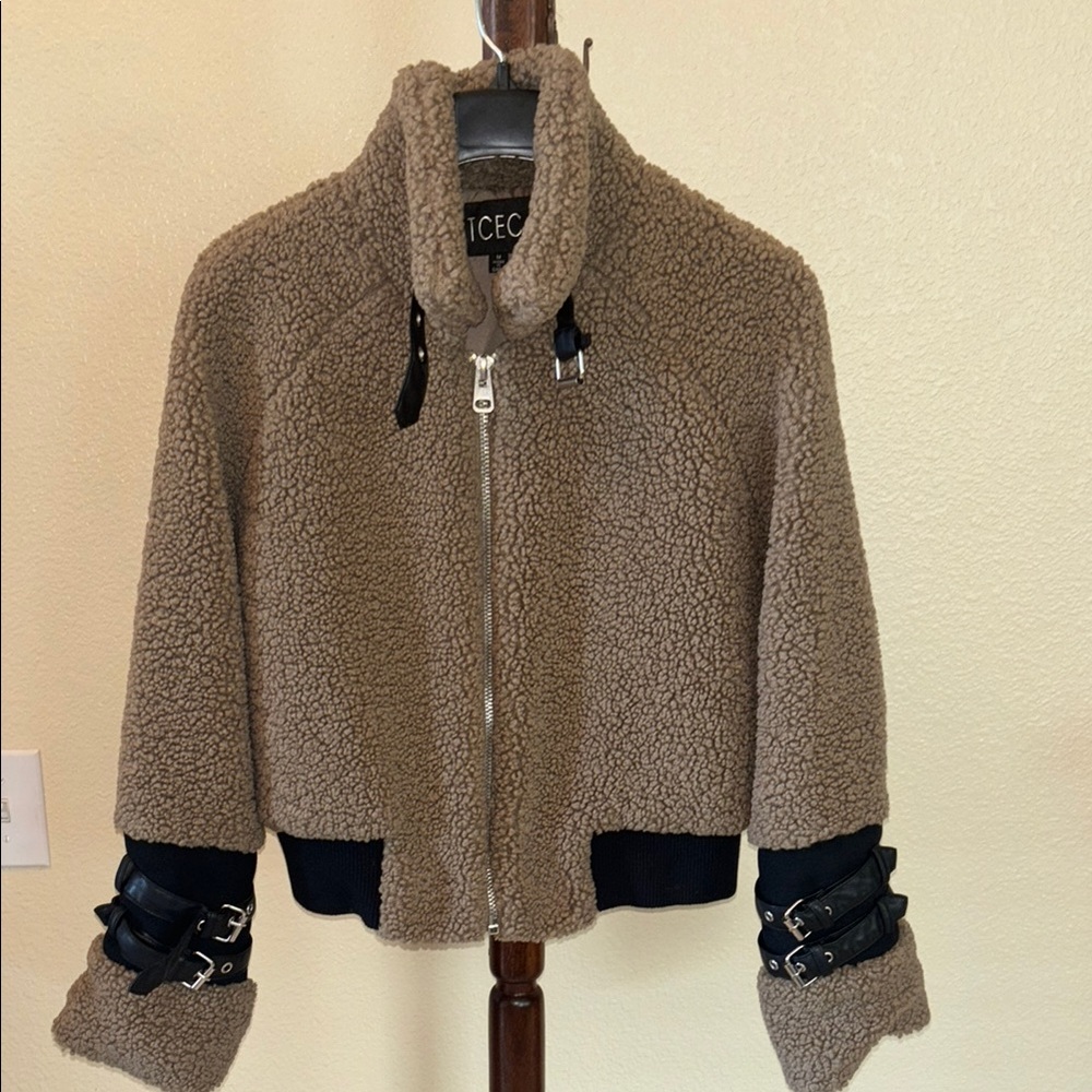 TCEC Sherpa Bomber Jacket with Black Accents